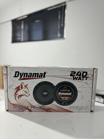 DYNAMAT FOXX-16 16CM MİDRANGE HOPARLÖR TAKIMI