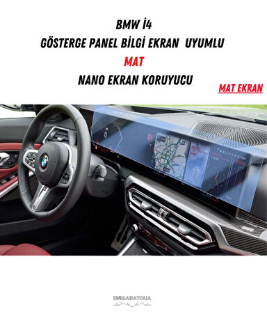 BMW i4 Gösterge Panel ve Bilgi Ekran Uyumlu Mat Ekran Koruyucu