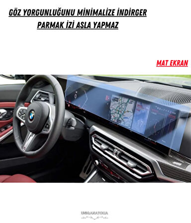 BMW 520i Gösterge Panel ve Bilgi Ekran Uyumlu Mat Ekran Koruyucu
