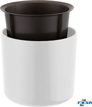 Mimoza Saksı (4, Beyaz, 0.2 Litre)