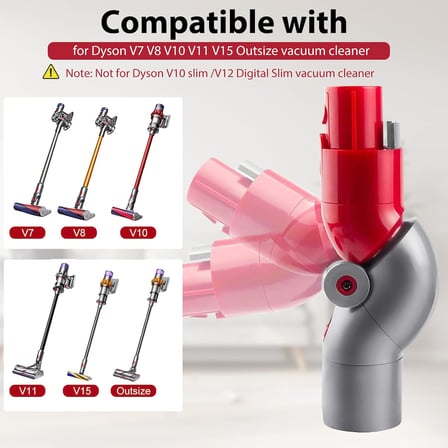 Hızlı çıkarma adaptörü, düşük menzil için esnek adaptör, 970790-01 Dyson elektrikli süpürge V7, V8, V10, V11, V15 için