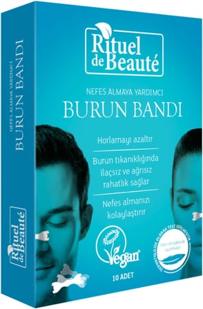 Horlama Önleyici Burun Bandı 4 Kutu (40 ADET), Standart, 291587428, Beyaz