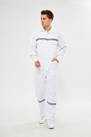 Mervem Reflektörlü Pamuk İş Tulumu