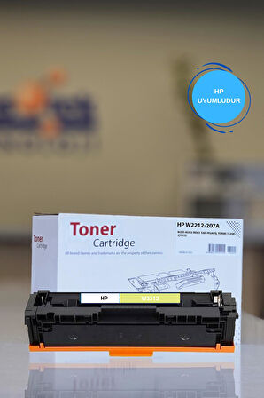 HP W2212-207A M255-M282-M283  SARI MUADİL TONER (1,25K) (ÇİPSİZ)