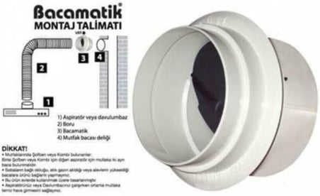 Baca Klapesi Folyo Bant ve Aspiratör Borusu Set