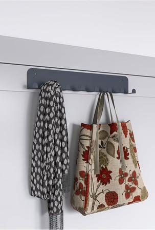 Ultra Güçlü Yapışkanlı Metal Antrasit Kapı Arkası Askılık Duvar Askılığı Banyo Mutfak Oda Askılığı