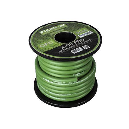 FOR-X X-00PRO 0GA ENERJİ KABLOSU 5 METRE