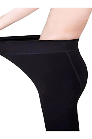 Larosa 1.kalite Kadın Siyah Içi Peluşlu Kışlık Ömürlük Unisex Termal Tayt