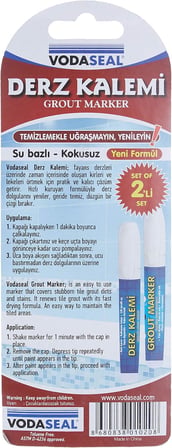 Vodaseal 2li Derz Kalemi Beyaz