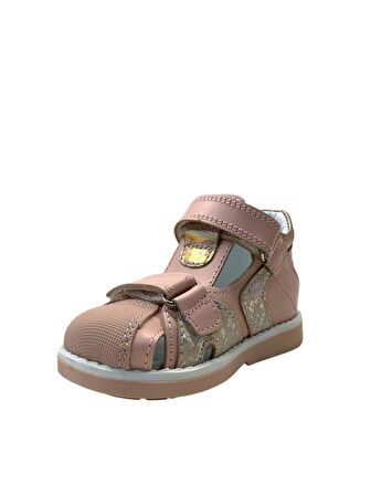 605 Kız Bebek Deri Korseli Sandalet