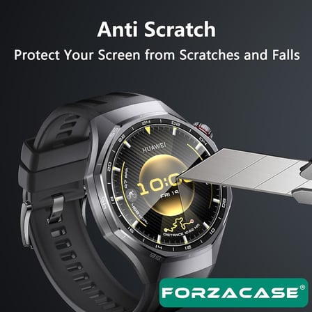 Huawei Watch GT6 Pro 46mm ile uyumlu Temperli Kırılmaz Cam Ekran Koruyucu - FC861