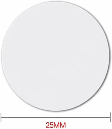 Alkatronik 13.56Mhz 25mm Para Tip Nfc Rfid Etiket Ntag215 Manyetik Sticker Proximity Göstergeç Kart Kapı Geçiş