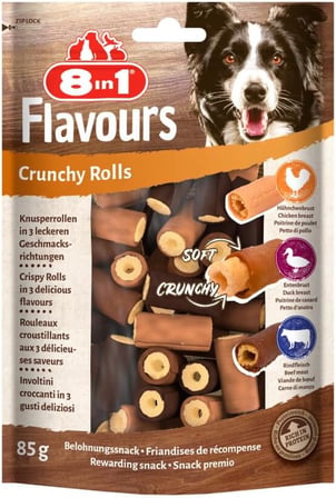 8in1 Flavours Skewer Bites Kuşbaşı Dilimli Çiğneme Köpek Ödülü 100 Gram