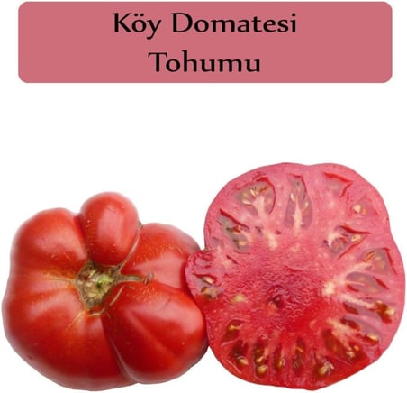 Köy Domatesi Tohumu 1 Paket (3Gr=850+ Adet) Domates Tohumu
