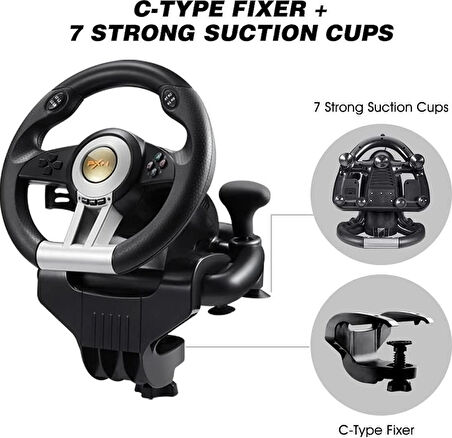 Pxn V3 Pro Titreşim Oyun Ps4 Için Direksiyon Denetleyici