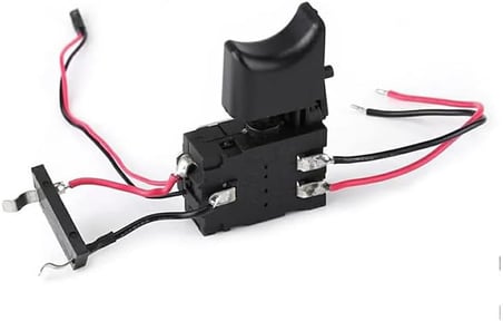 Darbeli – Düz Matkap Anahtarı, Matkap Sürücü Tetik Hız Anahtarı, Kablosuz Hız Kontrolü Kontrol Anahtar, 12 V, Küçük Işık,