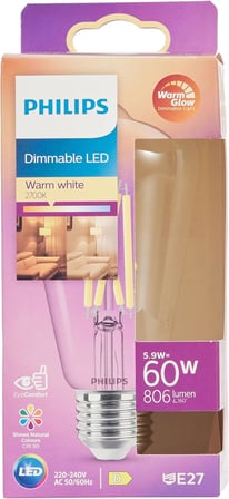 Philips LED Classic 60W ST64 E27 Kısılabilir Filament Ampul WGD90