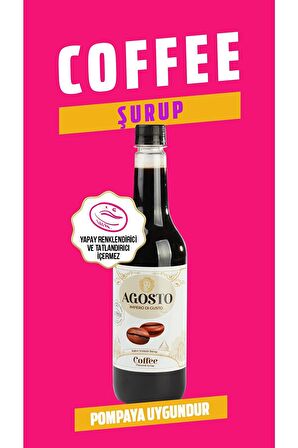 AGOSTO KAHVE 6*700 ML ŞURUP