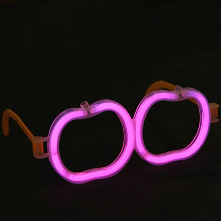 Himarry Glow Stick Elma Gözlük - Glow Partisi Gözlüğü - Glow Stick Gözlük 12 Adet