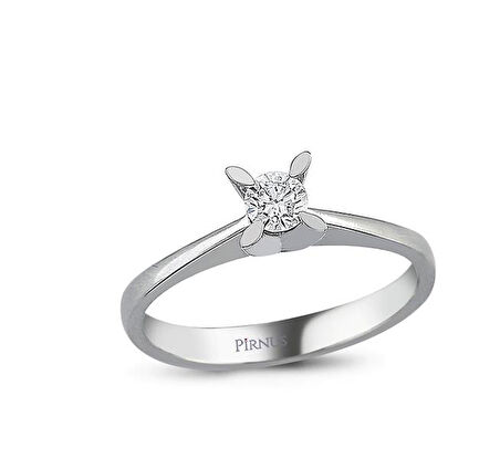 0,41 Karat Pırlanta Tektaş Yüzük