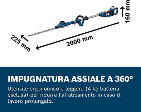 Bosch GHE 18V-50 FP Solo (Aküsüz) Çit Kesme Makinesi