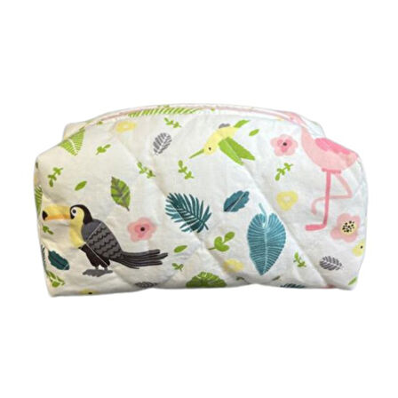 Uretti - Ege 7366 8811 El Yapımı Makyaj Çantası / Organizer - 12cm x 23cm