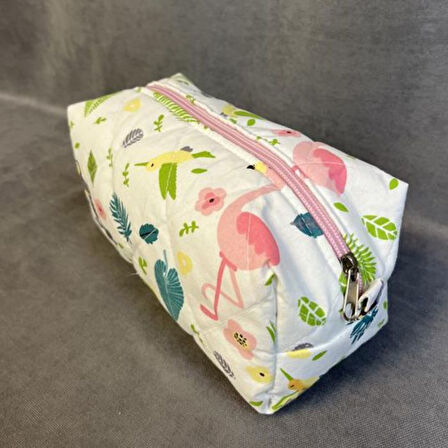 Uretti - Ege 7366 8811 El Yapımı Makyaj Çantası / Organizer - 12cm x 23cm