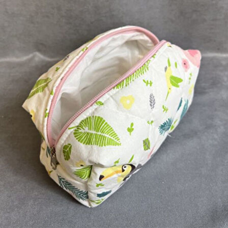 Uretti - Ege 7366 8811 El Yapımı Makyaj Çantası / Organizer - 12cm x 23cm