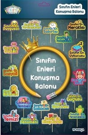 Mezuniyet Töreni Kutlama Parti Süsleri, 19'lu Konuşma Balonu Seti