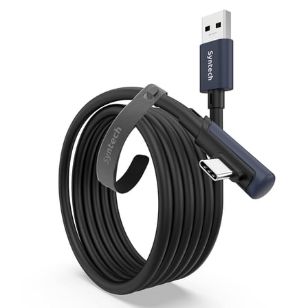 Bağlantı Kablosu 10 FT Quest2/Pico 4 Aksesuarları ve PC/Steam VR, Yüksek Hızlı PC Veri Transferi, VR Kulaklık ve Oyun Bilgisayarı için USB C Kablosu
