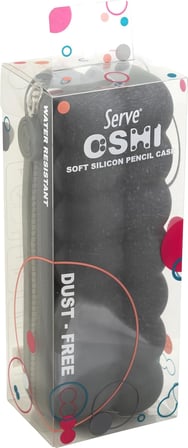 OSHI KALEM CANTASI KOYU GRI SILIKON GOVDE