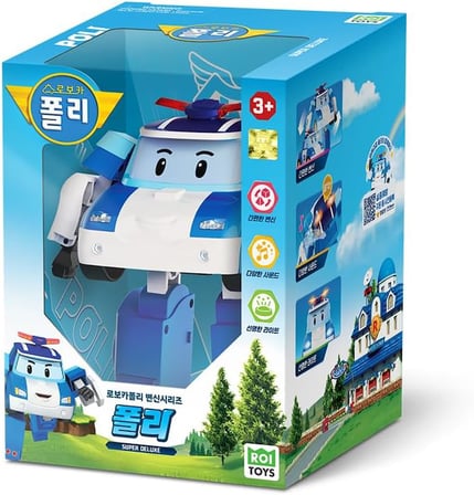 Sesli ve Işıklı Büyük Transforming Robot Poli