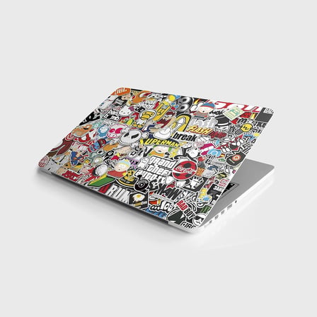 Laptop Sticker Notebook Pc Kaplama Etiketi Sticker Bomb