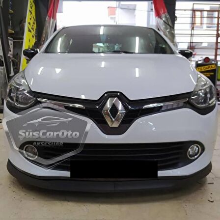 Renault Clio 4 2012-2020 Uyumlu Üniversal Astra H lip Esnek Ön Lip 2 Parça Tampon Altı Dil Karlık Ön Ek