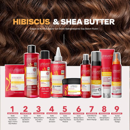 URBAN Care Hibiscus &amp; Shea Butter Elektriklenme Karşıtı Saç Bakım Köpüğü-200 ML