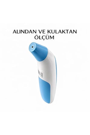 AC-9280 Kulaktan &amp; Alından Ateş Ölçer, Beyaz Mavi
