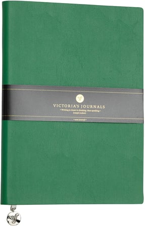 Smyth Classic Esnek Kapak Çizgili Defter, 14.8x21 cm -Yeşil