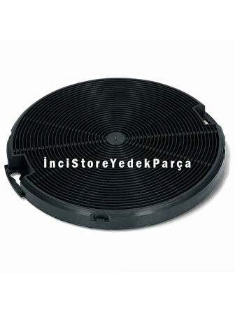 Arçelik P 183 S 60 cm Camlı Aspiratör Siyah İçin Yıkanabilir Karbon Filtre 2 Adet