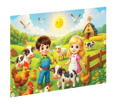 Çiftlik Ahşap Puzzle