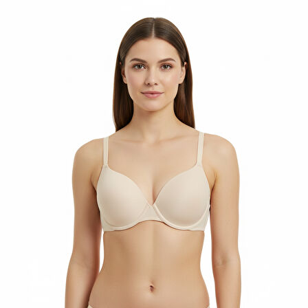 Kadın Mikro Desteksiz Kum Rengi Sütyen BB2003