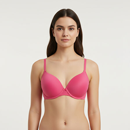 Kadın Mikro Desteksiz Mercan Rengi Sütyen BB2004