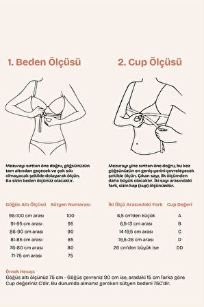 Kadın Mikro Desteksiz Mercan Rengi Sütyen BB2004