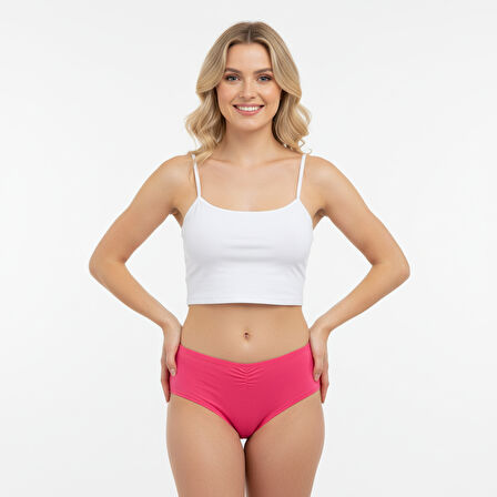 Kadın Micro Hipster Mercan Rengi Külot BB2008