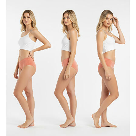 Kadın Micro Hipster Kahve Rengi Külot BB2009