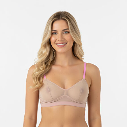 Kadın Tül Transparan Balensiz Sütyen BB2050