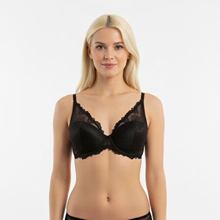 Kadın Dantelli Balenli Desteksiz Sütyen BB2043