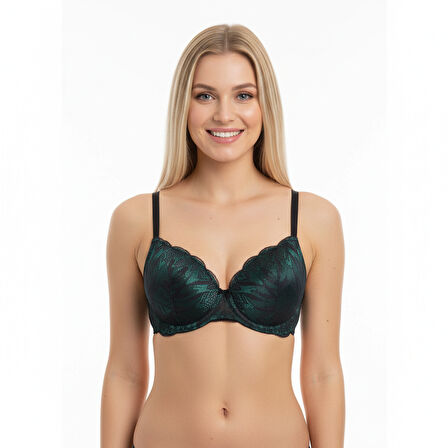 Kadın Dantelli Destekli Balenli Sütyen BB2069