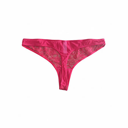 Kadın Dantelli Kırmızı String BB2093