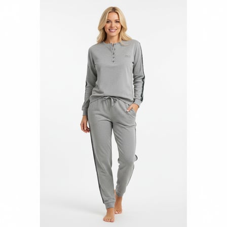 Kadın Pamuklu 2 Adet 2'li Pijama Takımı BB2213