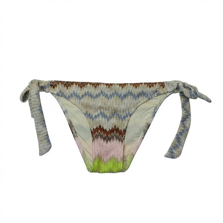 Kadın Plaj Giyim Dantel Krem Desenli Bikini Alt BB2392